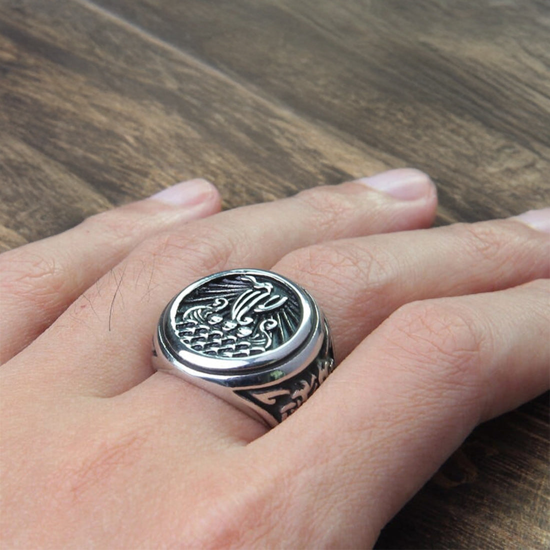 Waveborn Men Ring