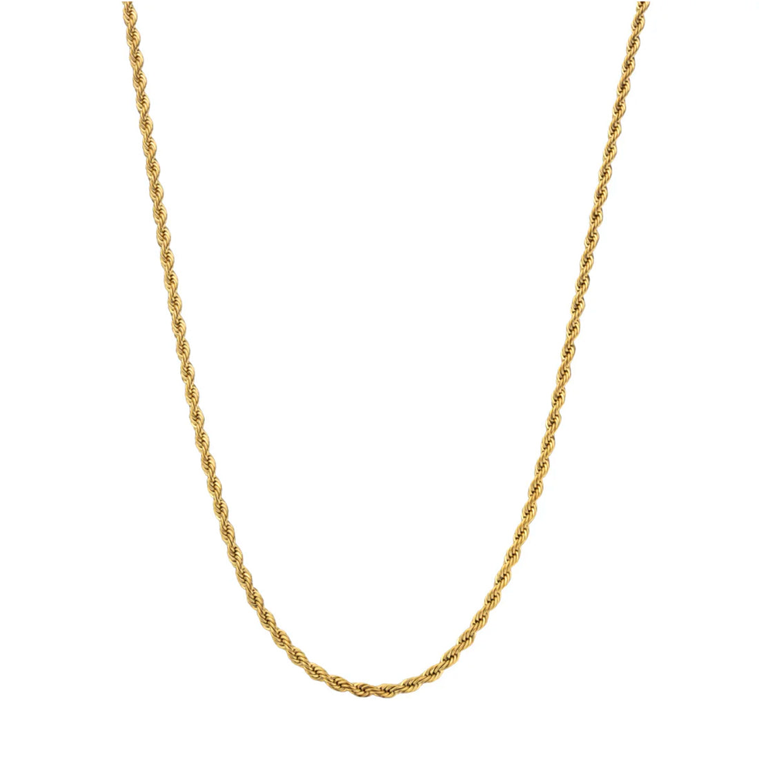 Rope Gold Chain Necklace