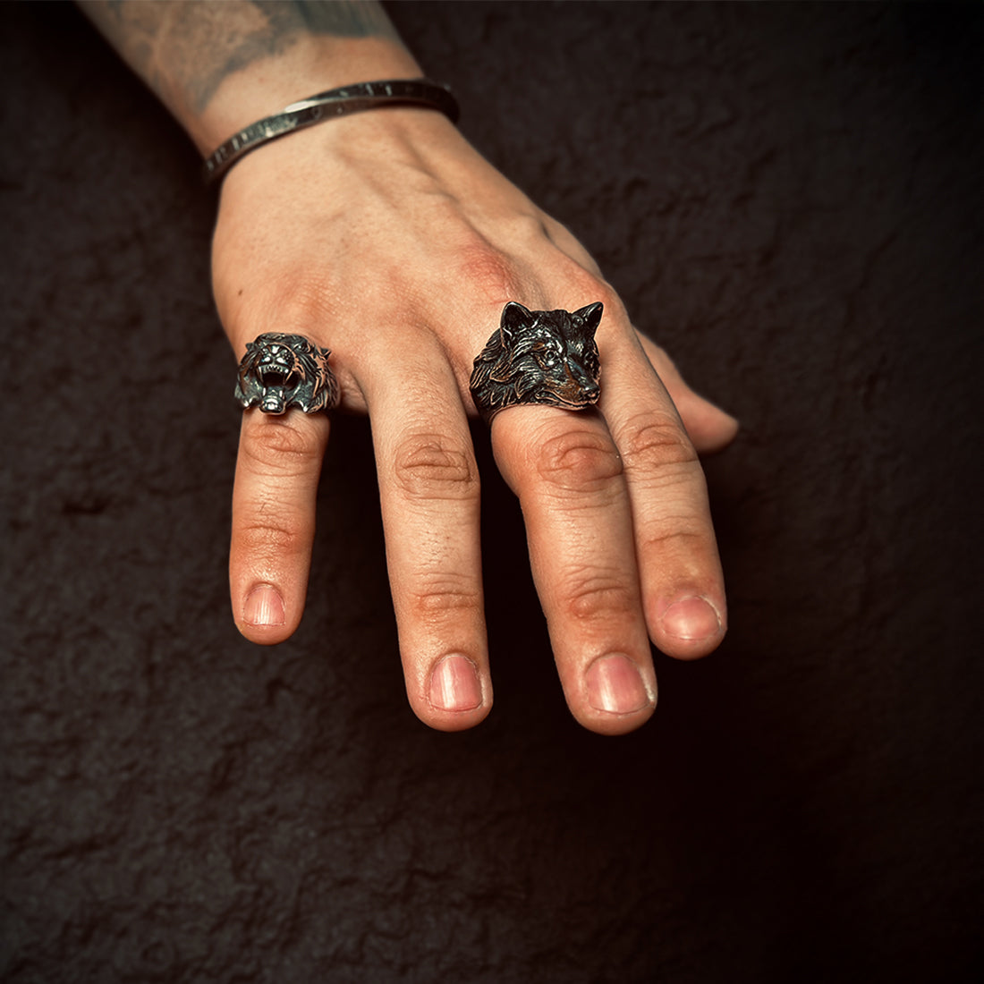 Wolfpack Men Ring