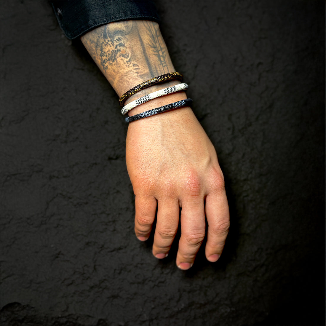 Thrive Leather Men Bracelet