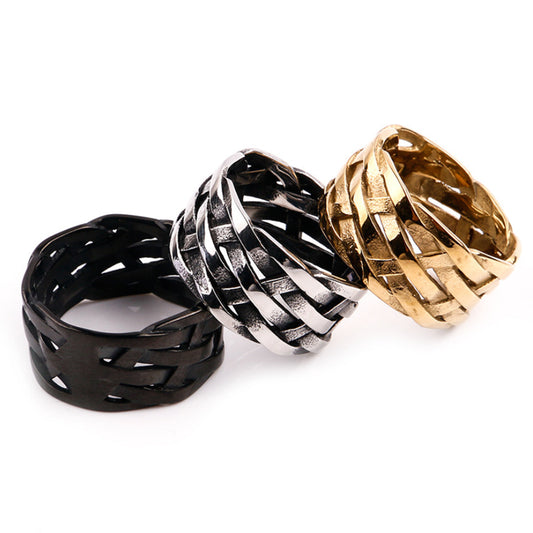 Chainweave Men Ring