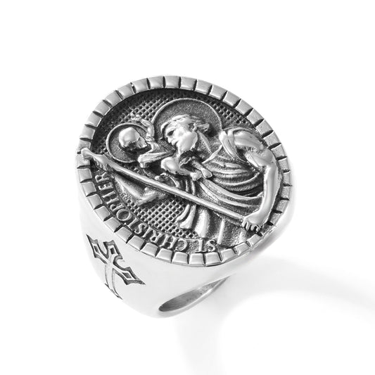 St. Christopher Men Ring