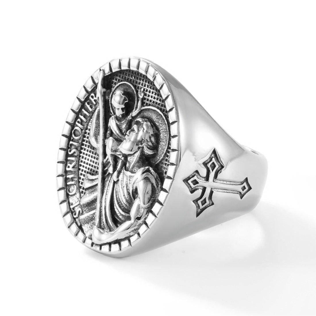 St. Christopher Men Ring