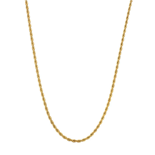 Rope Gold Chain Necklace
