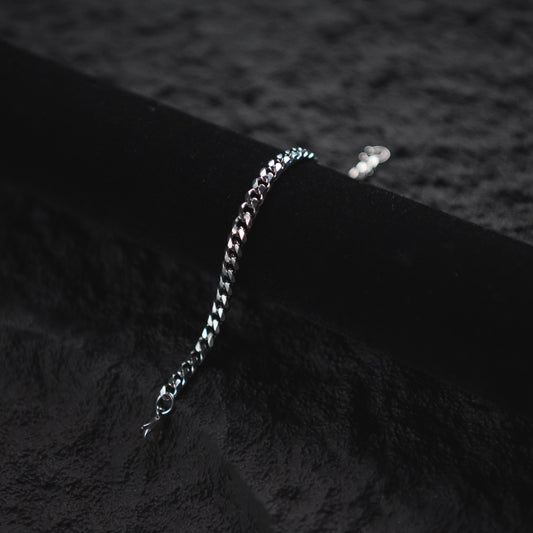 Silver Chain Men Bracelet