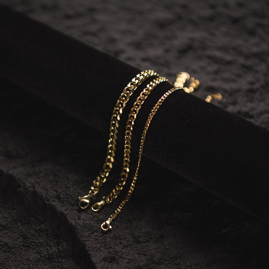 Gold Chain Men Bracelet