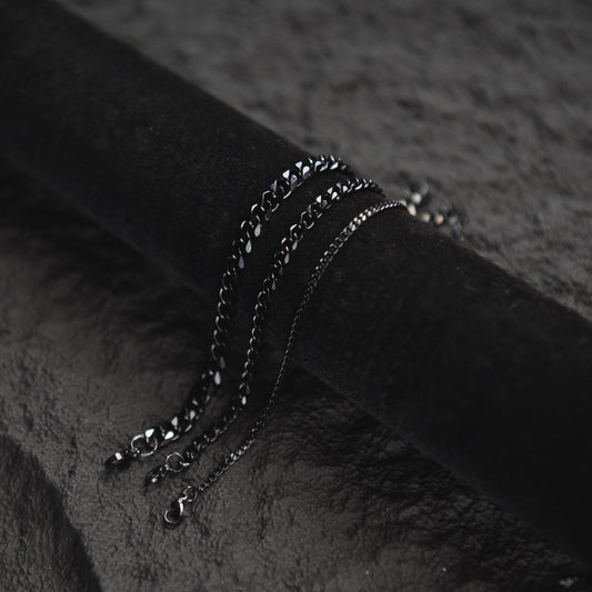 Black Chain Men Bracelet