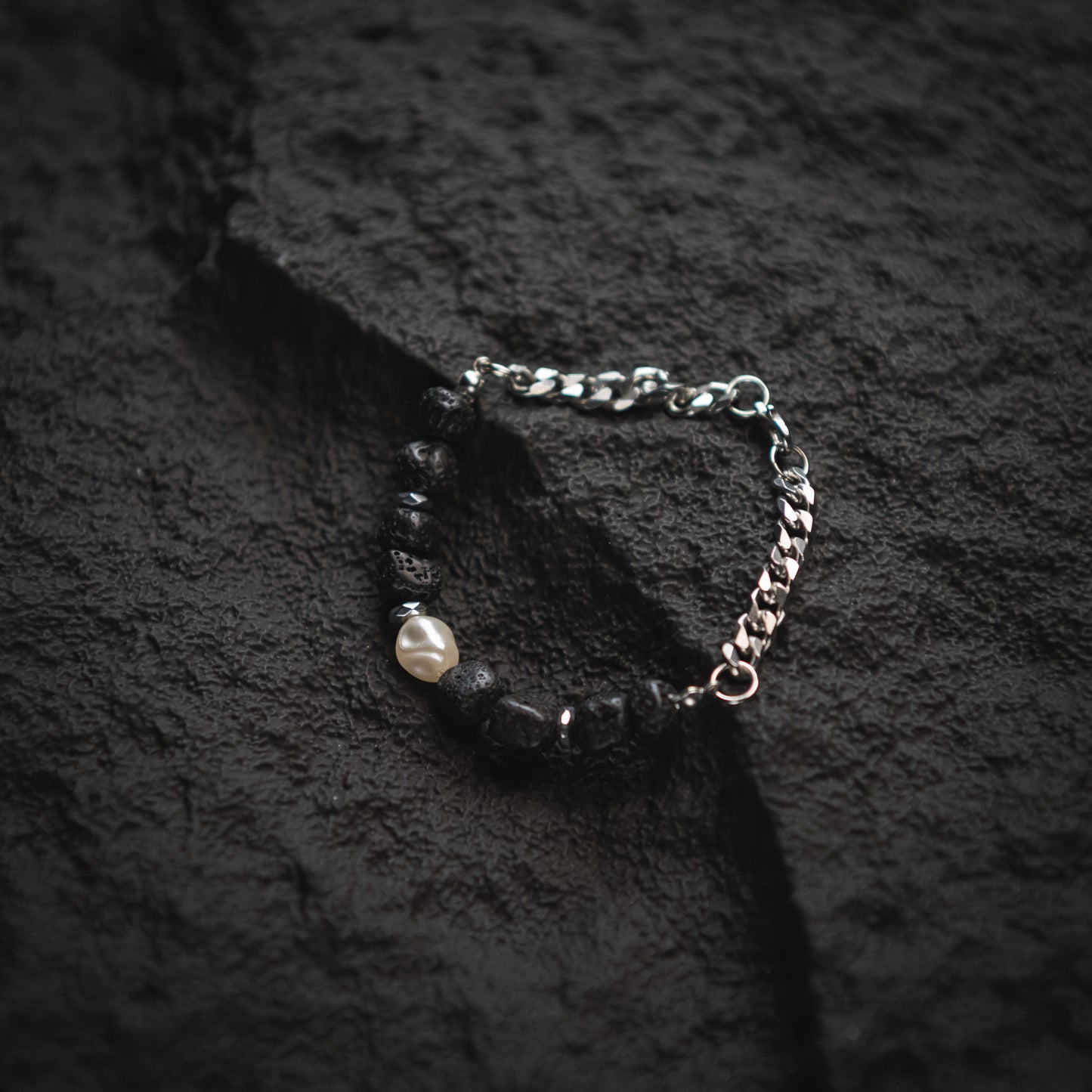 Fortitude Pearl Men Bracelet