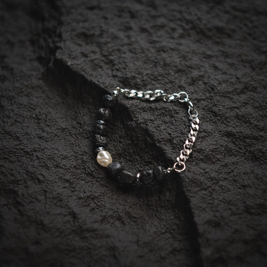 Fortitude Pearl Men Bracelet