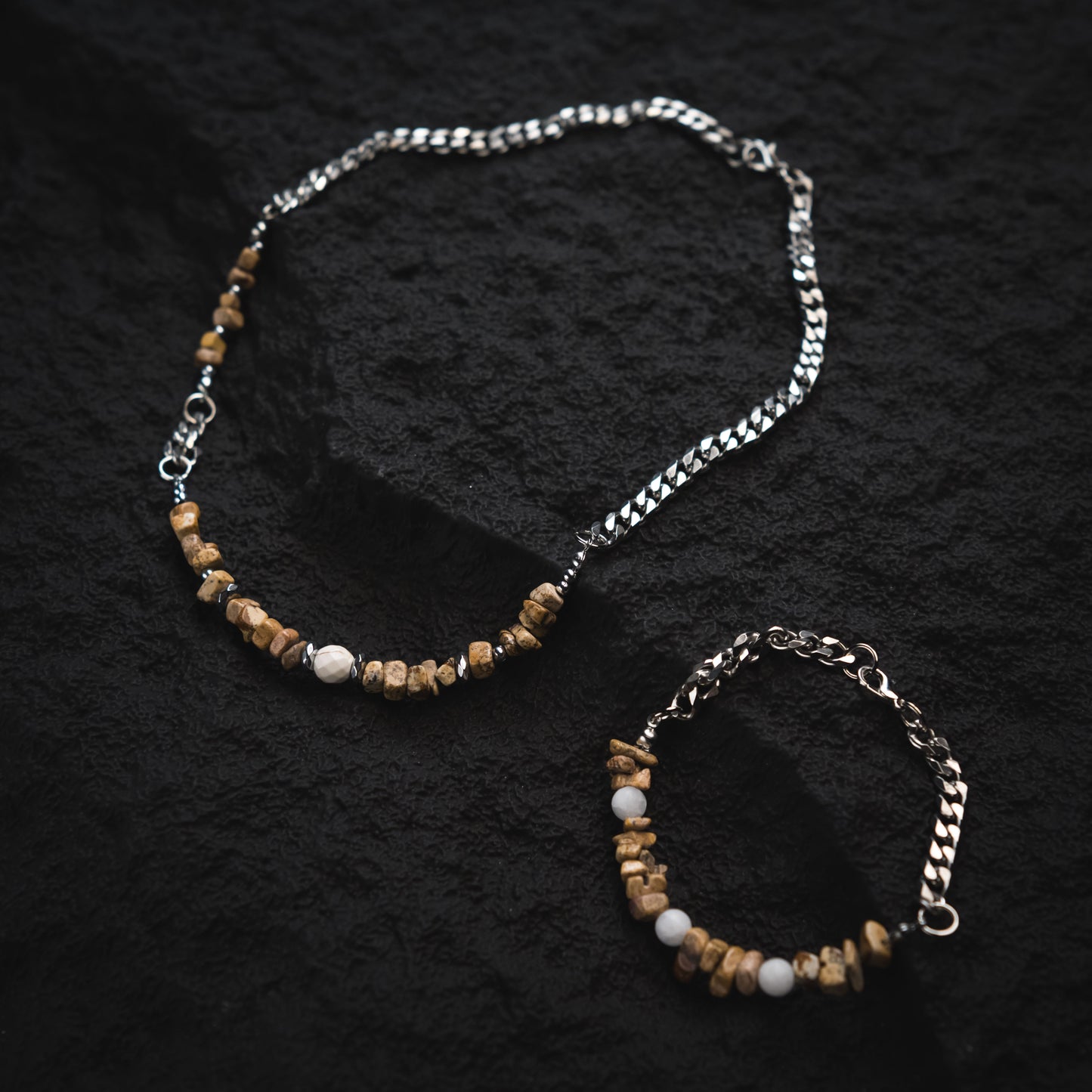 Ember Pearl Men Bracelet