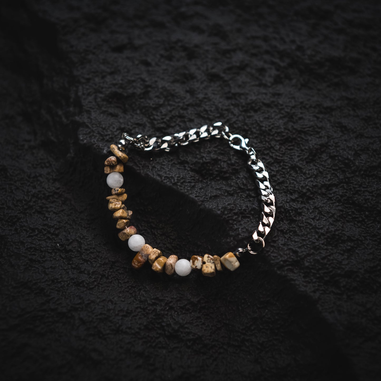 Ember Pearl Men Bracelet