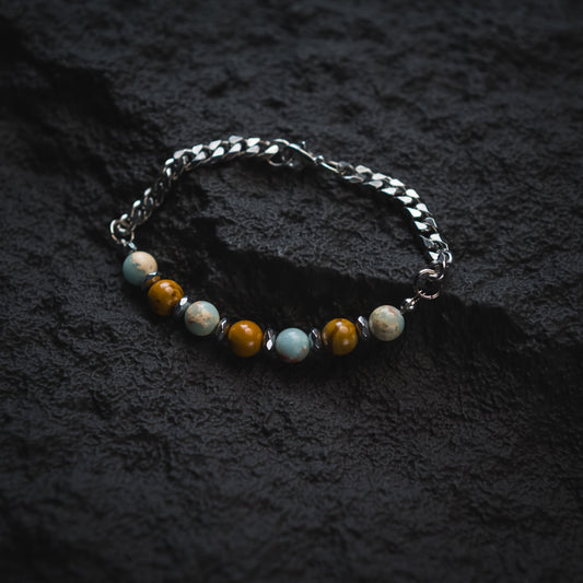 Zephyr Pearl Men Bracelet