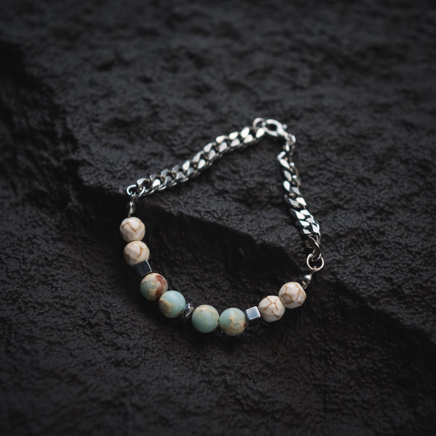 Thorn Pearl Men Bracelet