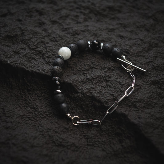 Boulder Pearl Men Bracelet