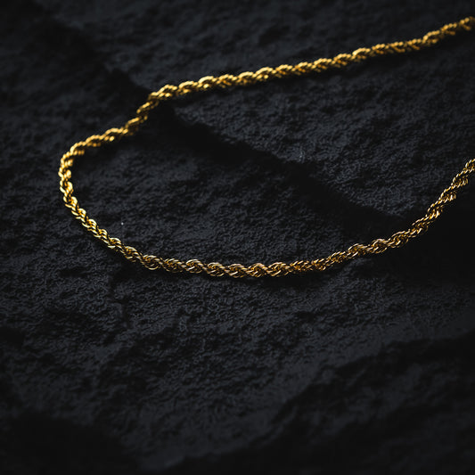 Rope Gold Chain Necklace