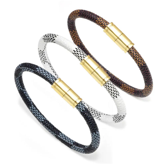 Thrive Leather Men Bracelet